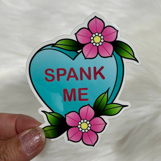 Spank Me Candy Heart - Sticker