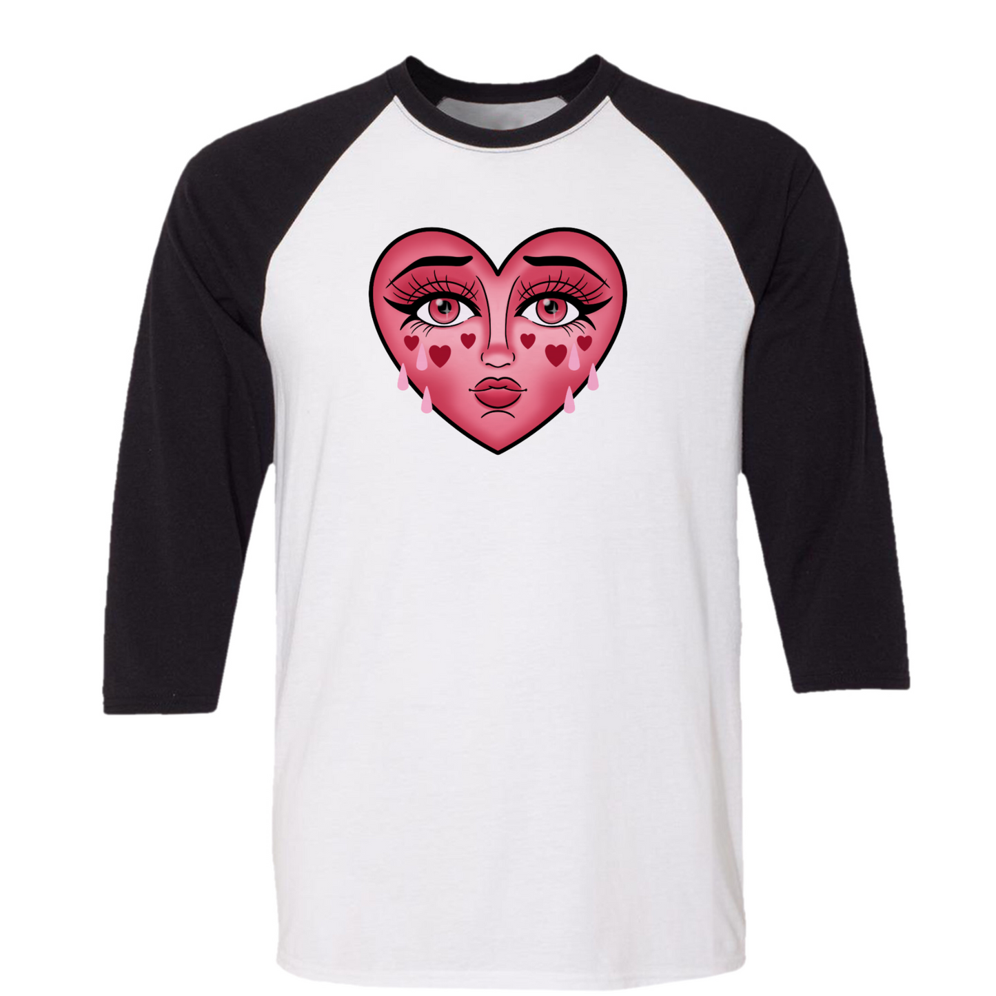 Crying Heart - Men's/Unisex Raglan