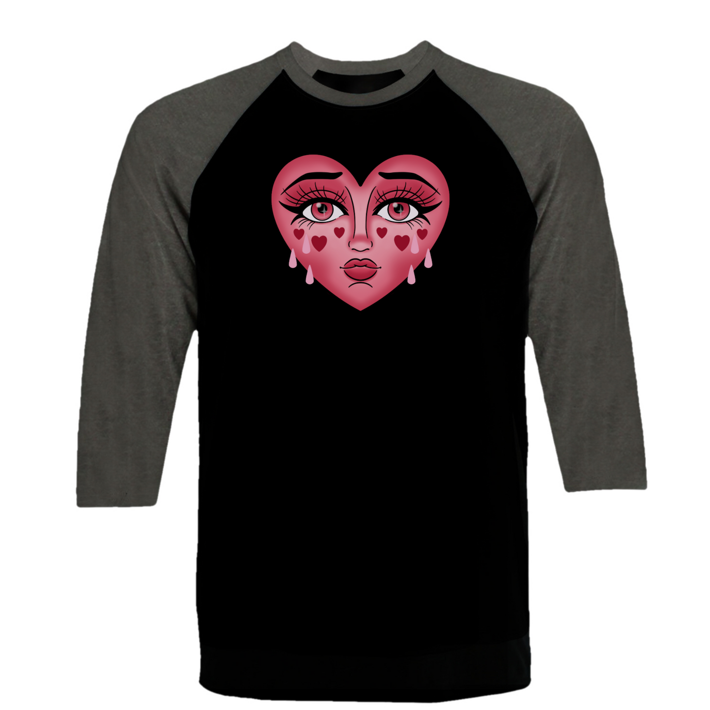 Crying Heart - Men's/Unisex Raglan