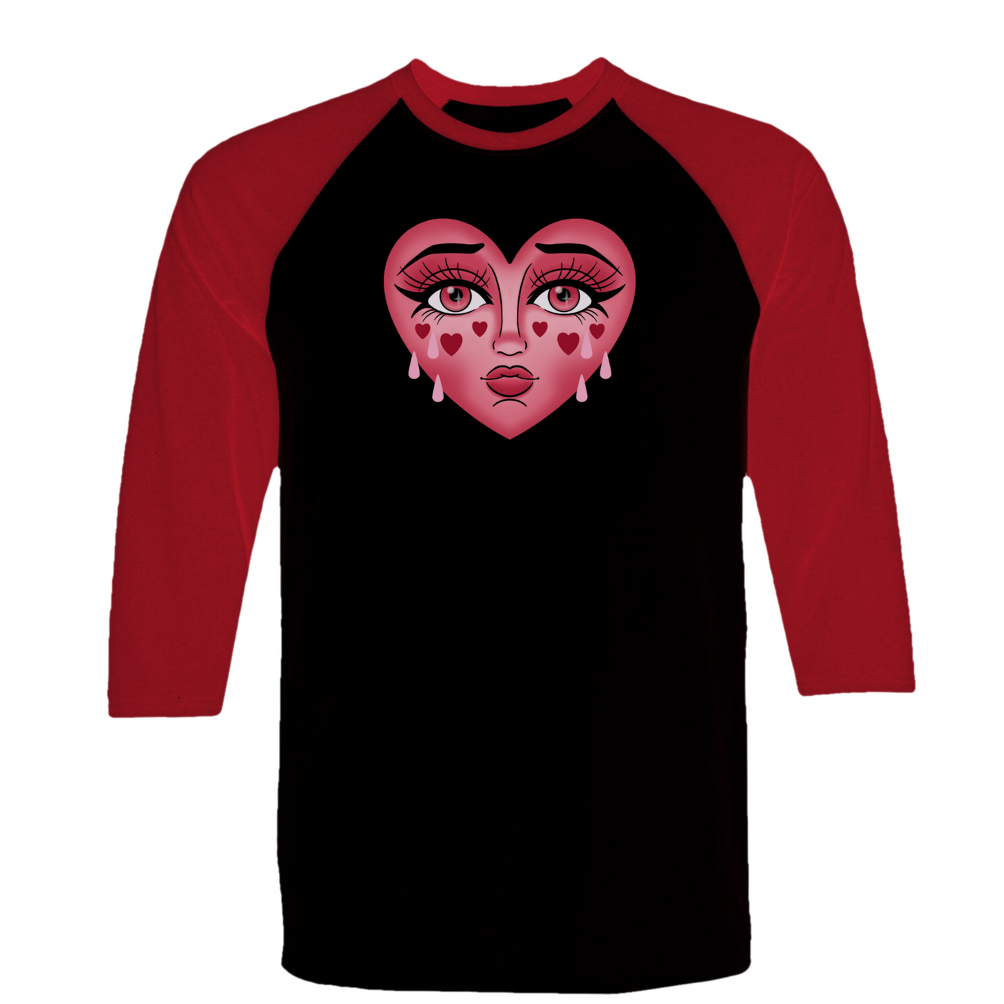 Crying Heart - Men's/Unisex Raglan