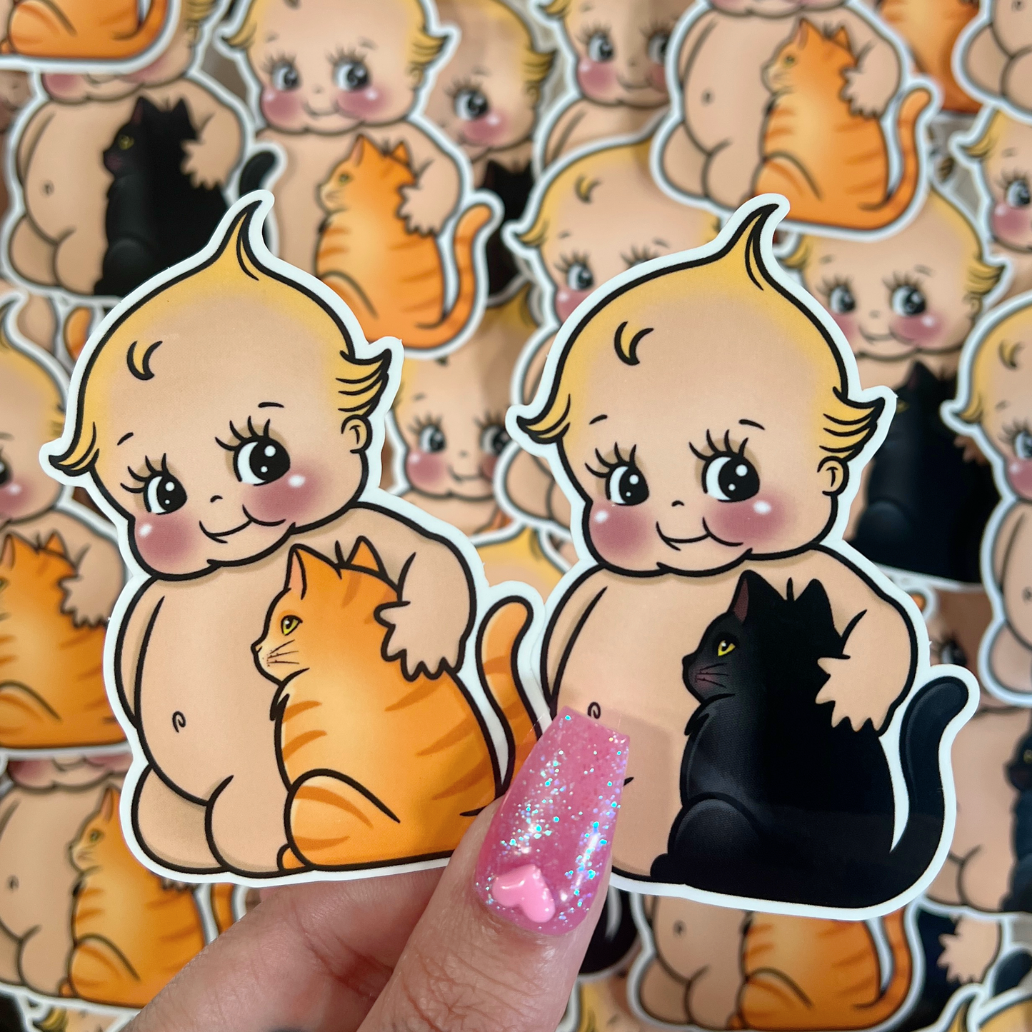 Kewpie & Kitty - Sticker