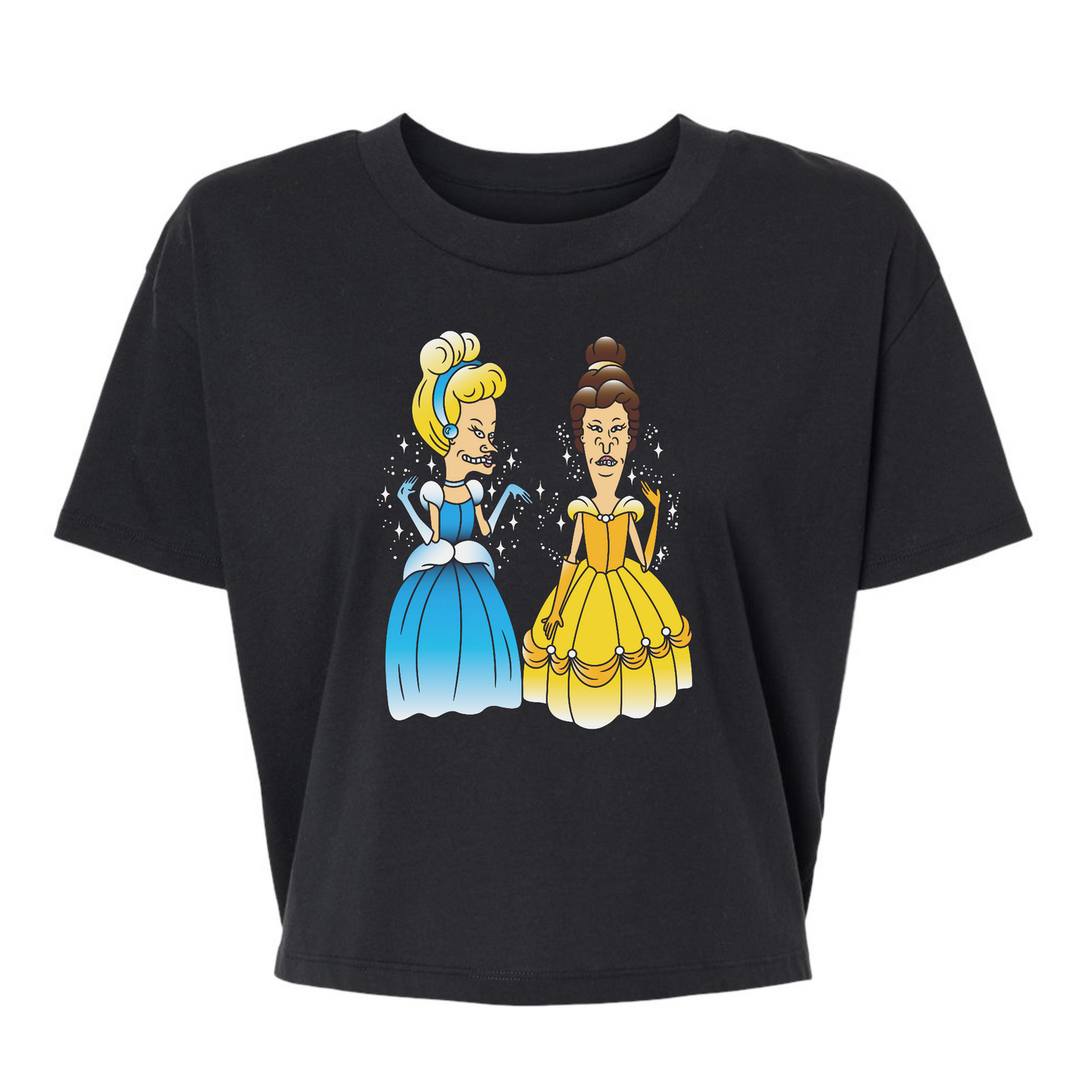 Princess Dudes - Alternative Women's Crop Tee *NEW STYLE*