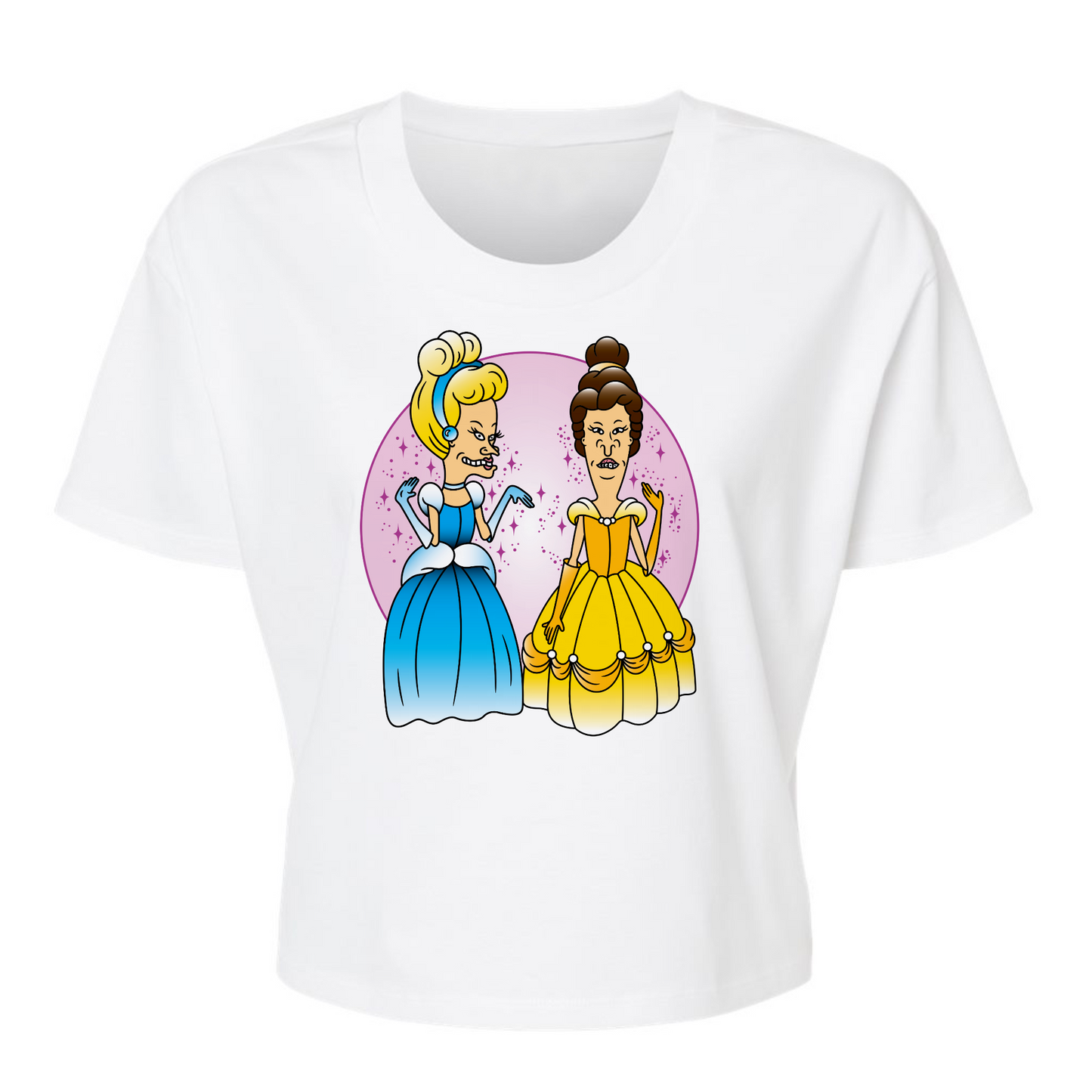 Princess Dudes - Alternative Women's Crop Tee *NEW STYLE*