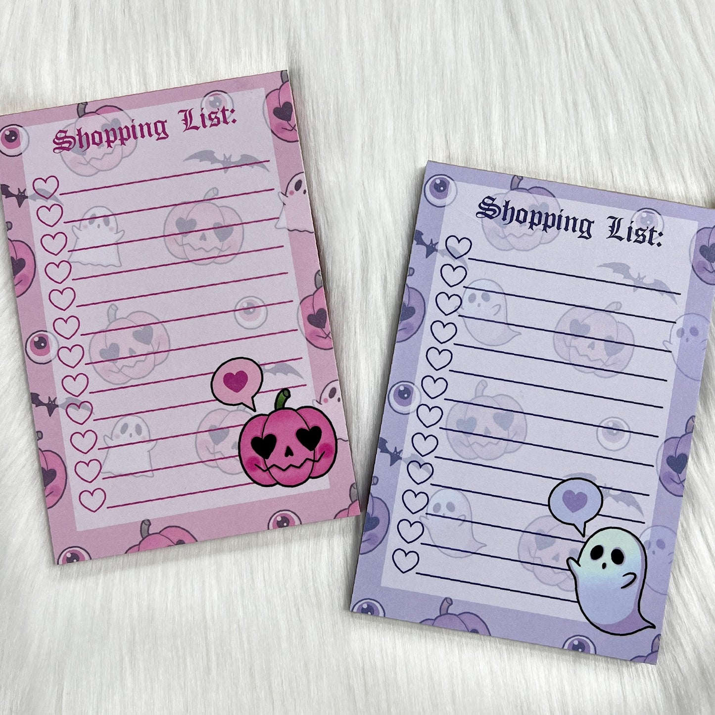 Kawaii Halloween - Shopping List - Notepad