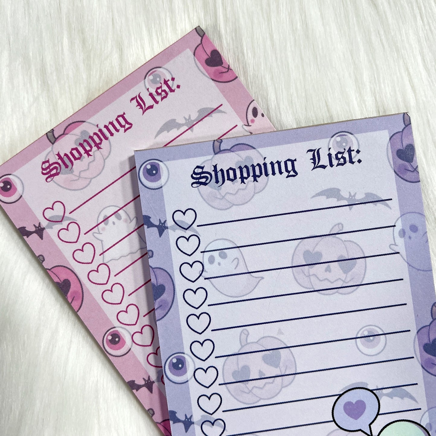 Kawaii Halloween - Shopping List - Notepad